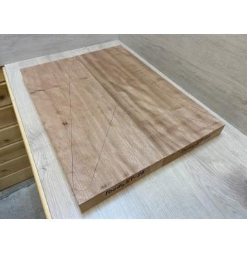 Окуме (Габон) заготовка корпуса Радиал АА 45х224х595 мм (2 шт)-2