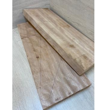 Окуме (Габон) заготовка корпуса Радиал АА 45х224х595 мм (2 шт)-8