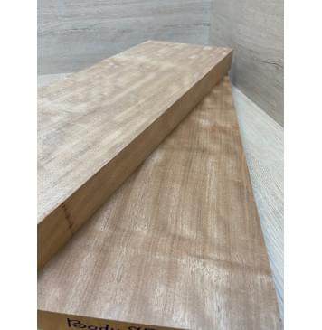 Окуме (Габон) заготовка корпуса Радиал ААА 44х222х592 мм (2 шт)-4