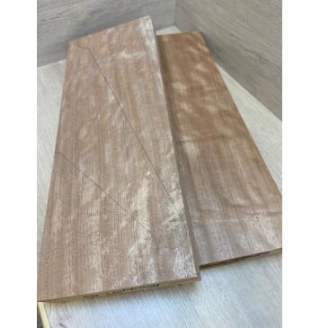 Окуме (Габон) заготовка корпуса Радиал ААА 44х222х592 мм (2 шт)-8