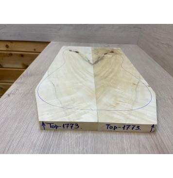 Клён Американский заготовка на топ Смешанный А 25.5х169-158х540 мм - 2 шт. (книжкой)-1