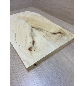 Клён Американский заготовка на топ Смешанный А 25.5х169-158х540 мм - 2 шт. (книжкой)-4