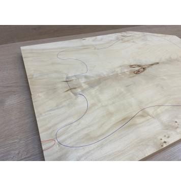 Клён Американский заготовка корпуса Смешанный А 31х189-114х535 мм - 2шт (АКЦИЯ)-3