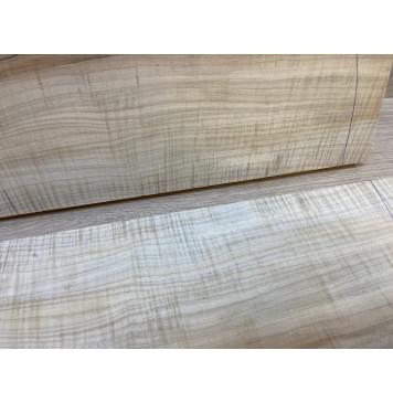 Клён Американский Волнистый заготовка на топ Радиал АА Волна А 20х170х570 мм - 2 шт. (книжкой)-9