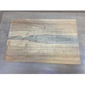 Клён Американский Spalted Волнистый заготовка на топ Радиал А Волна АА 24х180х550 мм (2 шт книжкой) (Уценка-гнилостные поражения древесины,под стабилизацию или работу с порозаполнителями)