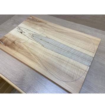 Клён Американский Spalted Волнистый заготовка на топ Радиал АА Волна АА 24.5х180х550 мм (2 шт книжкой) АКЦИЯ Клён Американский Spalted Волнистый заготовка на топ Радиал АА Волна АА 24.5х180х550 мм (2 шт книжкой) АКЦИЯ-2