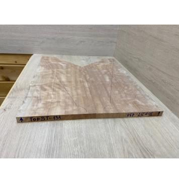 Окуме (Габон) заготовка на топ Радиал ААА 20х228-70х545-390 мм (2шт книжкой)-3