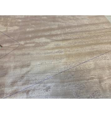 Окуме (Габон) заготовка на топ Радиал ААА 20х228-70х545-390 мм (2шт книжкой)-8