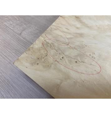 Клён Американский Волнистый заготовка корпуса для Тревел гитары Смешанный АА Волна АА 60х312х400 мм (Массив) Уценка-трещины-6