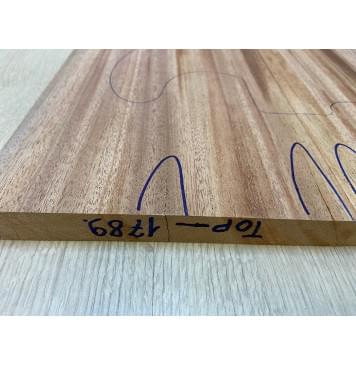 Махагон Кая заготовка на топ Радиал АА 21х182х500 мм - 2 шт. (книжкой)-3