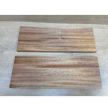 Махагон Кая заготовка на топ Радиал АА 21х182х500 мм - 2 шт. (книжкой)-7