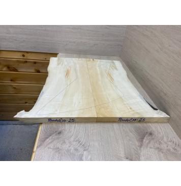 Клён Американский заготовка корпуса Смешанный АА 32х260-210х250х660-640 мм - 2 шт (Уценка-трещина)-2