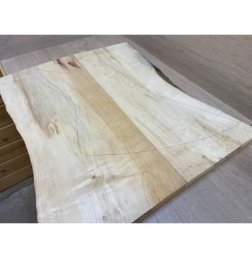 Клён Американский заготовка корпуса Смешанный АА 32х260-210х250х660-640 мм - 2 шт (Уценка-трещина)-13