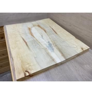 Клён Американский заготовка корпуса Смешанный АА 32х265х640-625 мм - 2 шт (Уценка-трещины)-9