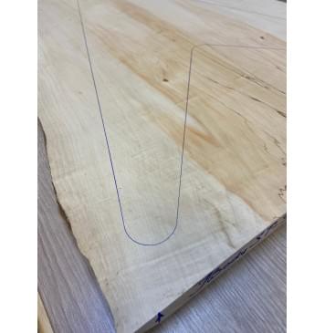 Клён Американский заготовка корпуса Смешанный АА 30х230-175х595 мм - 2 шт-3