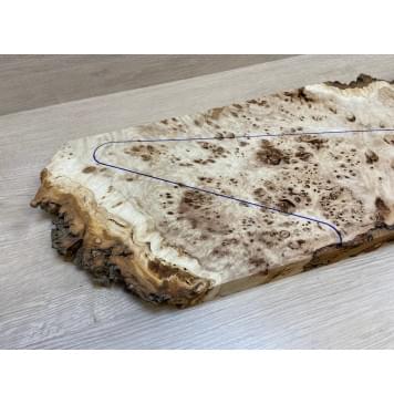 Тополь Кап заготовка на топ под заливку Смешанный ААА 30х253-200х635-515 мм - 1 шт (под распил)-6