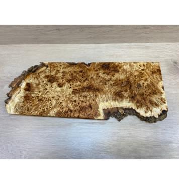 Тополь Кап заготовка на топ под заливку Смешанный ААА 30х253-200х635-515 мм - 1 шт (под распил)-0