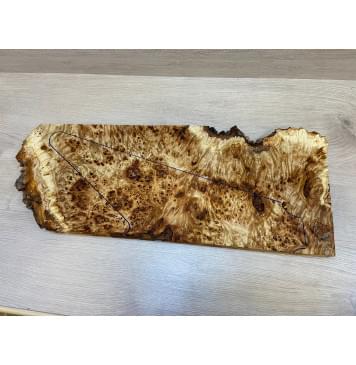 Тополь Кап заготовка на топ под заливку Смешанный ААА 30х253-200х635-515 мм - 1 шт (под распил)-10