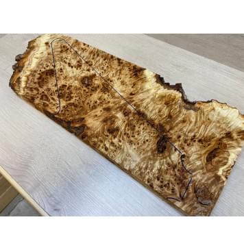 Тополь Кап заготовка на топ под заливку Смешанный ААА 30х253-200х635-515 мм - 1 шт (под распил)-15