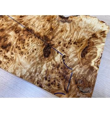 Тополь Кап заготовка на топ под заливку Смешанный ААА 30х253-200х635-515 мм - 1 шт (под распил)-12