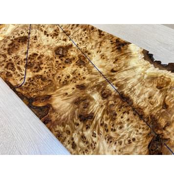 Тополь Кап заготовка на топ под заливку Смешанный ААА 30х253-200х635-515 мм - 1 шт (под распил)-13