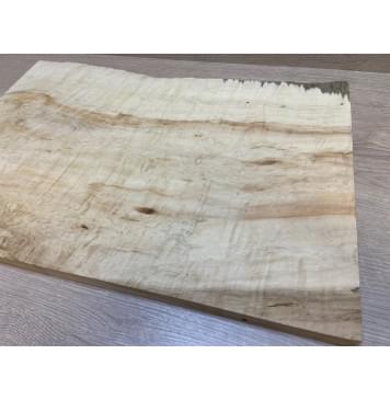 Клён Облачко заготовка на топ Смешанный АА Волна АА 20х360-335х540 мм - (цельный)-13