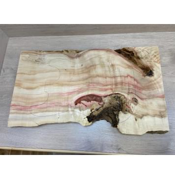 Клён Американский заготовка корпуса под заливку Смешанный АА 41.5х370-340х660 мм (массив) АКЦИЯ-0