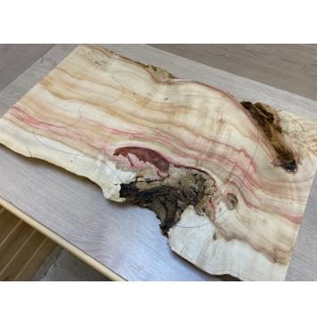 Клён Американский заготовка корпуса под заливку Смешанный АА 41.5х370-340х660 мм (массив) АКЦИЯ-2