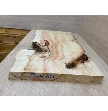 Клён Американский заготовка корпуса под заливку Смешанный АА 41.5х370-340х660 мм (массив) АКЦИЯ-1