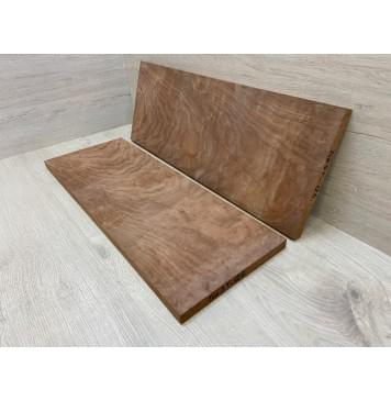 Макоре Пламя заготовка на топ Тангент ААА 20х234х625 мм - 2 шт. (книжкой)-2