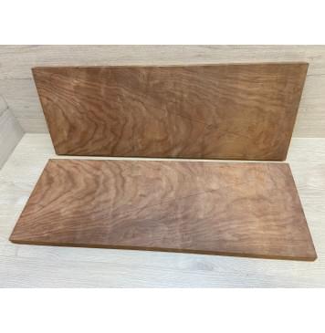 Макоре Пламя заготовка на топ Тангент ААА 20х234х625 мм - 2 шт. (книжкой)-3