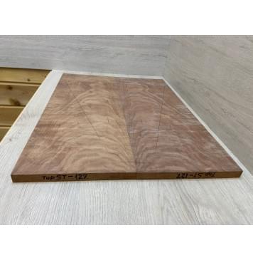 Макоре Пламя заготовка на топ Тангент ААА 19х235х625 мм - 2 шт. (книжкой)-3