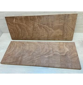 Макоре Пламя заготовка на топ Тангент ААА 19х235х625 мм - 2 шт. (книжкой)-4