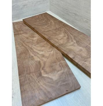 Макоре Пламя заготовка на топ Тангент ААА 19х235х625 мм - 2 шт. (книжкой)-7