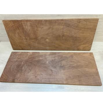 Макоре Пламя заготовка на топ Тангент ААА 19х233х625 мм - 2 шт. (книжкой)-5