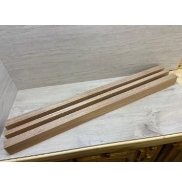 Махагон Кая заготовка для переклеенного сквозного грифа гитары Радиал АА 78х(47-28-47)х1205 мм - из 3х частей-1