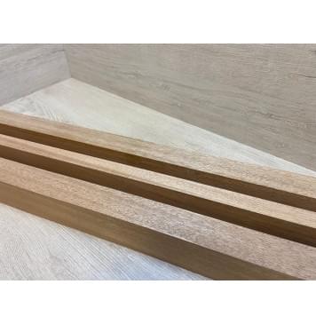 Махагон Кая заготовка для переклеенного сквозного грифа гитары Радиал АА 78х(47-28-47)х1205 мм - из 3х частей-3