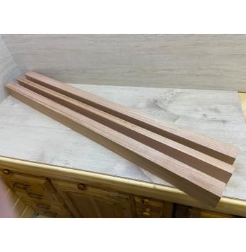 Махагон Кая заготовка для переклеенного сквозного грифа гитары Радиал АА 78х(47-28-47)х1205 мм - из 3х частей-5