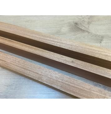 Махагон Кая заготовка для переклеенного сквозного грифа гитары Радиал АА 78х(47-28-47)х1205 мм - из 3х частей-9