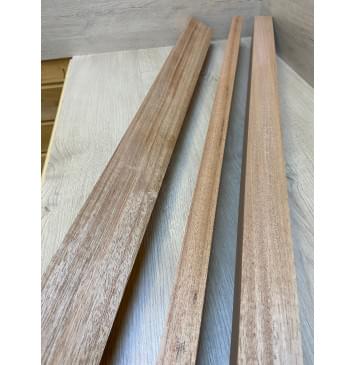 Махагон Кая заготовка для переклеенного сквозного грифа гитары Радиал АА 78х(47-28-47)х1205 мм - из 3х частей-12