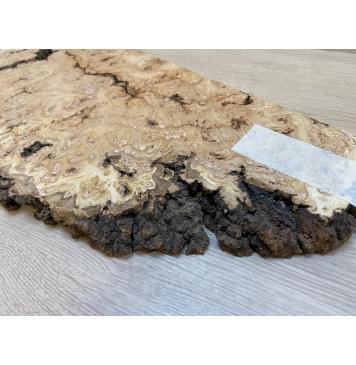 Тополь Белолистка Кап заготовка на топ под заливку Смешанный ААА 31х240-130х630 мм - (цельный)-2