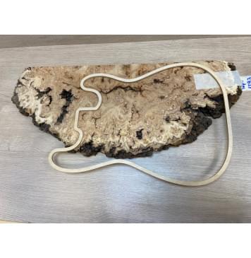 Тополь Белолистка Кап заготовка на топ под заливку Смешанный ААА 31х240-130х630 мм - (цельный)-10