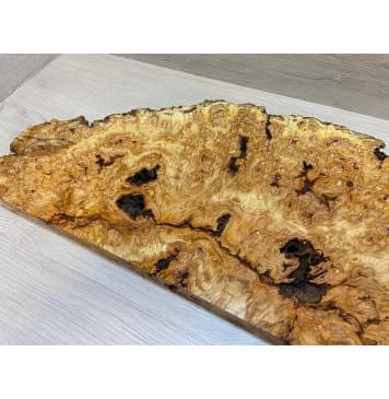 Тополь Белолистка Кап заготовка на топ под заливку Смешанный ААА 31х240-130х630 мм - (цельный)-11