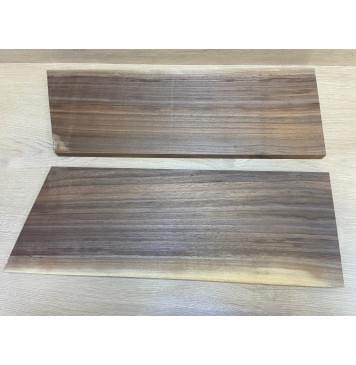 Орех Американский заготовка на топ Радиал АА 19х193х555-510 мм (2 шт книжкой) АКЦИЯ-6