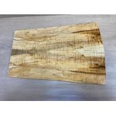 Клён Американский Spalted Волнистый заготовка на топ Смешанный АА Волна АА 21х180-140х520-505 мм (2 шт книжкой) АКЦИЯ