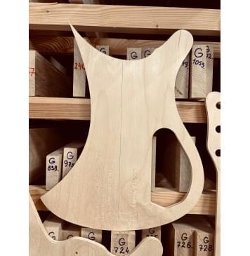 Warwick Corvette 5, 24 Frets, Bolt on, 34" / 864 mm, 2-piece Warwick Bridge, полный комплект для фрезеровки гитары, фанера 8мм-3