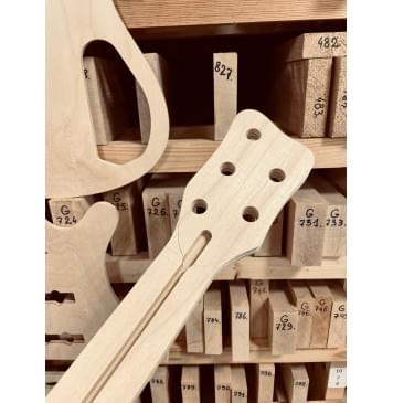 Warwick Corvette 5, 24 Frets, Bolt on, 34" / 864 mm, 2-piece Warwick Bridge, полный комплект для фрезеровки гитары, фанера 8мм-6