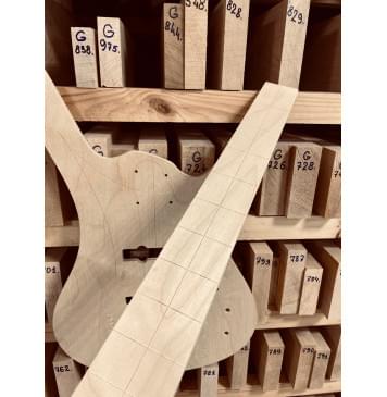 Warwick Corvette 5, 24 Frets, Bolt on, 34" / 864 mm, 2-piece Warwick Bridge, полный комплект для фрезеровки гитары, фанера 8мм-9