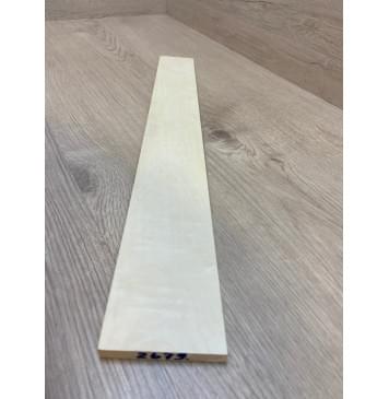 Клён Белый Явор, Волнистый заготовка накладки для электрогитары Тангент ААА Волна А 10х72-57х485 мм-3