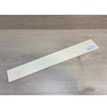 Клён Белый Явор, Волнистый заготовка накладки для электрогитары Тангент ААА Волна А 10х72-57х485 мм-7